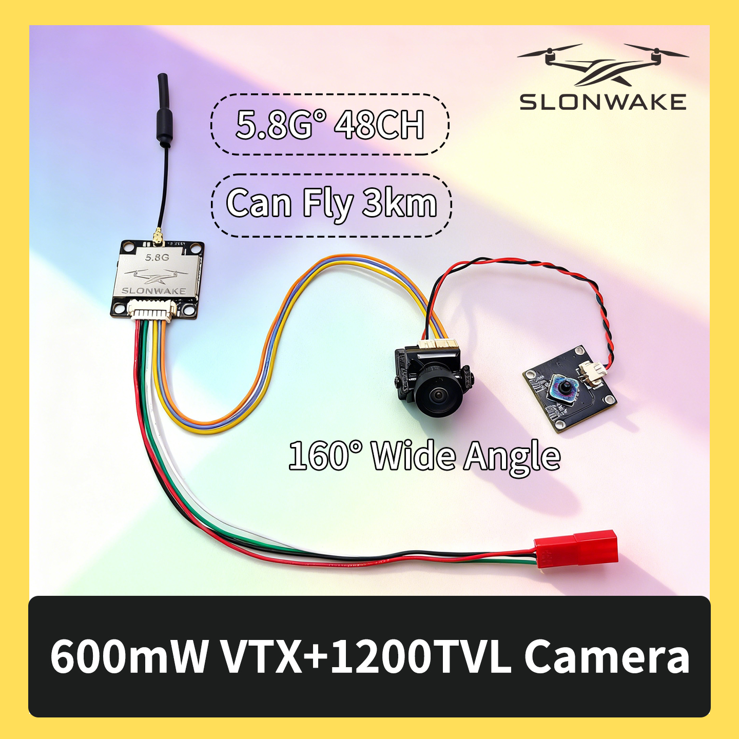 Drone And Car - SLONWAKE 5.8G 600mW 7-24V FPV Video
