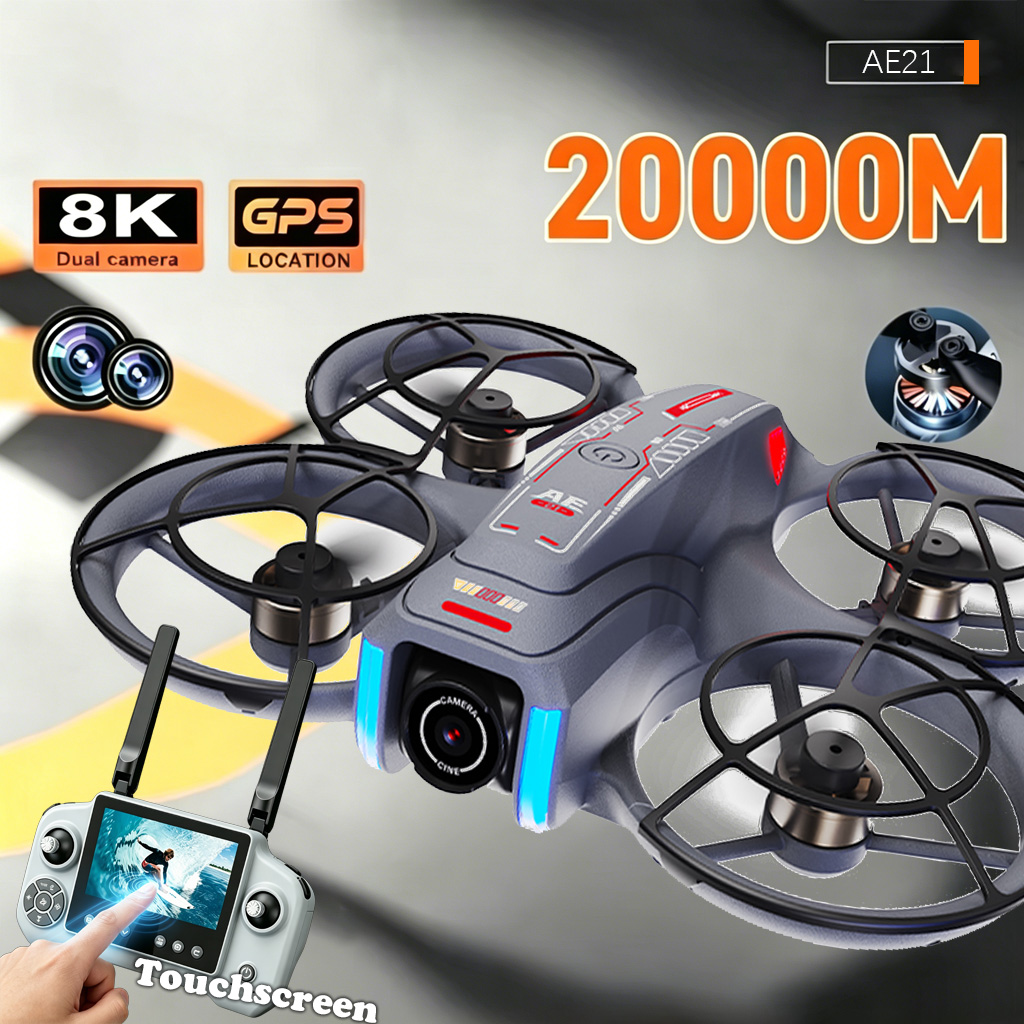 Drone Rc With Screen - Upgrade AE21 Aerial Drone 8K HD