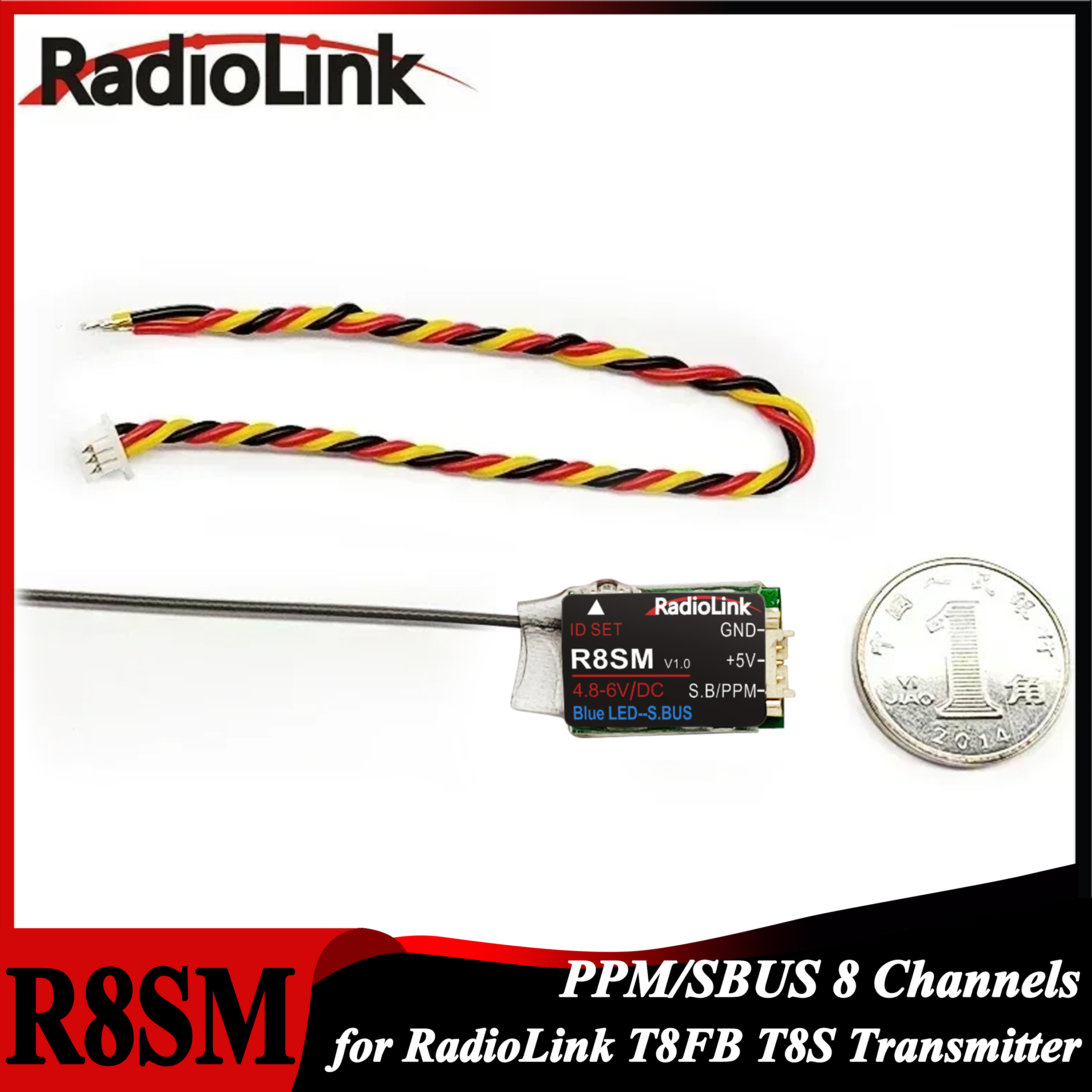 Drone Rc Racing - Radiolink R8SM 8 Channels 2.4G Tiny