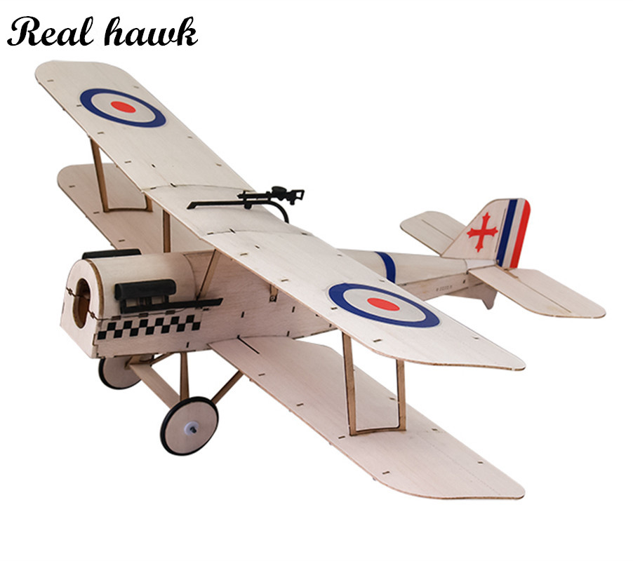 Drone Rc Aircraft - Sopwith-SE5A 378mm Balsa Biplane Laser-Cut RC