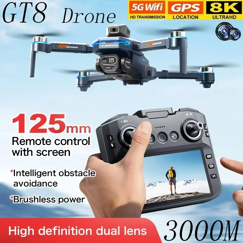 4.3-inch Screen GT8 Drone Obst - مراجعة Drone Gt8 Rc وسعره