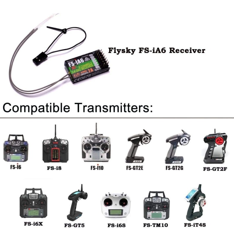Flysky FS-IA6 Receiver 6CH Dua - مراجعة Drone Rc Racing وسعره