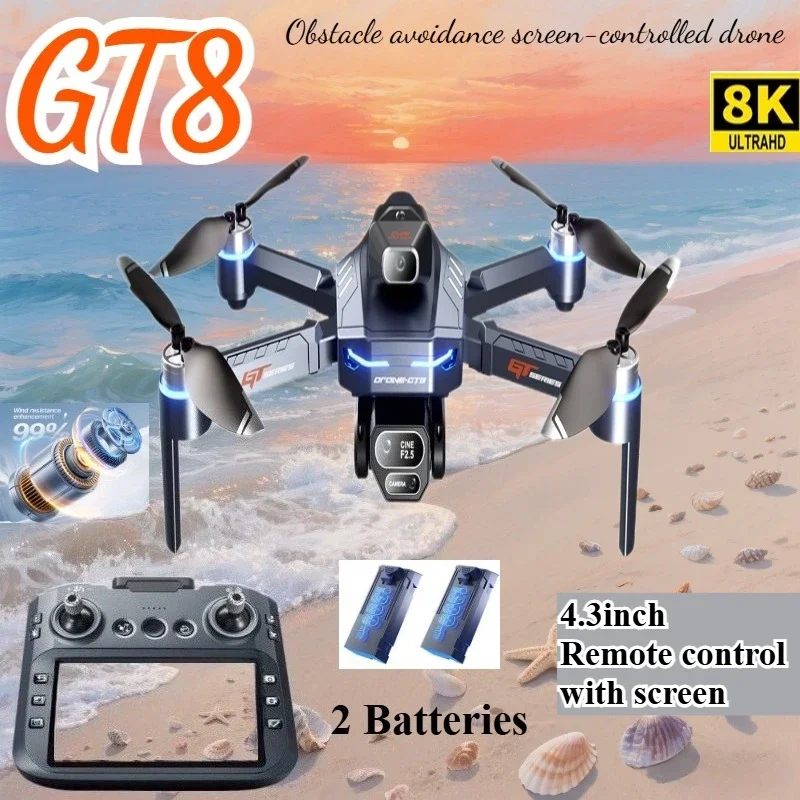 Drone 4K HD GT8 Camera Obstacl - مراجعة Drone Gt8 Rc وسعره