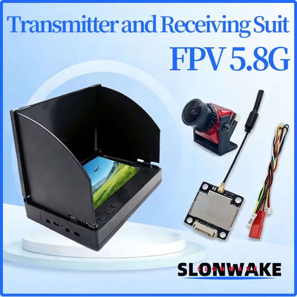SLONWAKE FPV suit 5.8G 600mW V - مراجعة Drone Rc With Screen وسعره