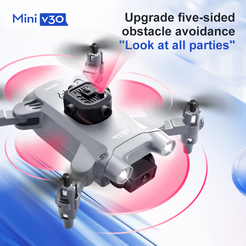 Mini V30 WiFi FPV Drone With 4 - مراجعة Drone Rc With Screen وسعره