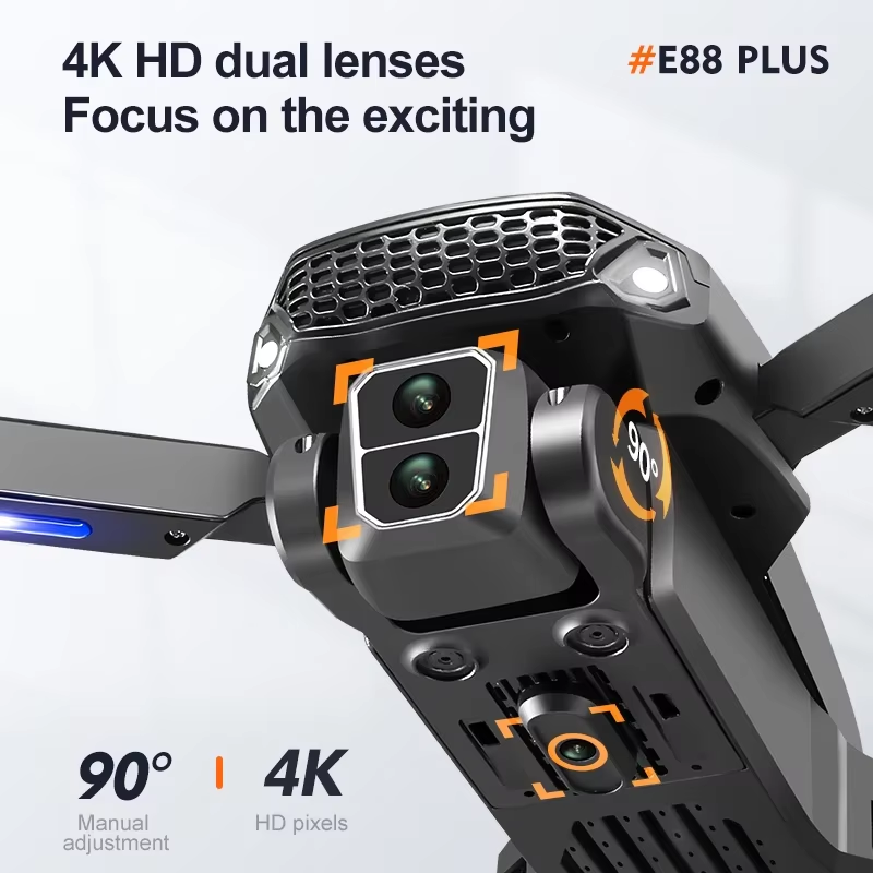 E88 plus Brushless Optical Flo - مراجعة Rc Drone E88 وسعره