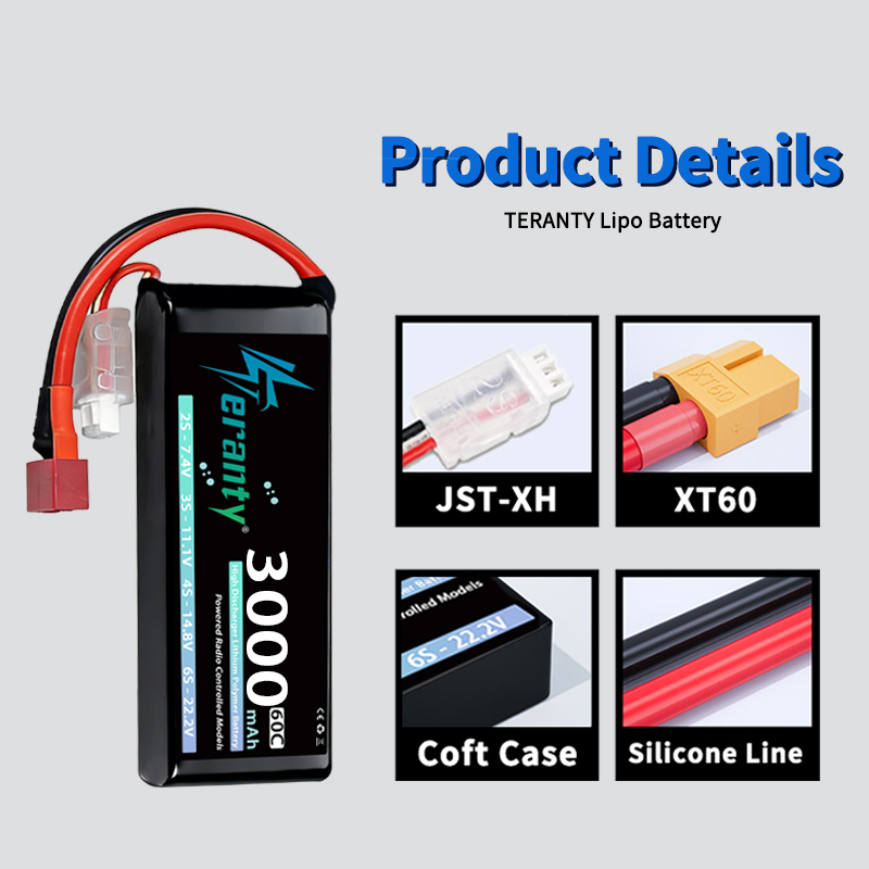 TERANTY 2S 3000mAh Lipo Batter - مراجعة Drone And Car وسعره
