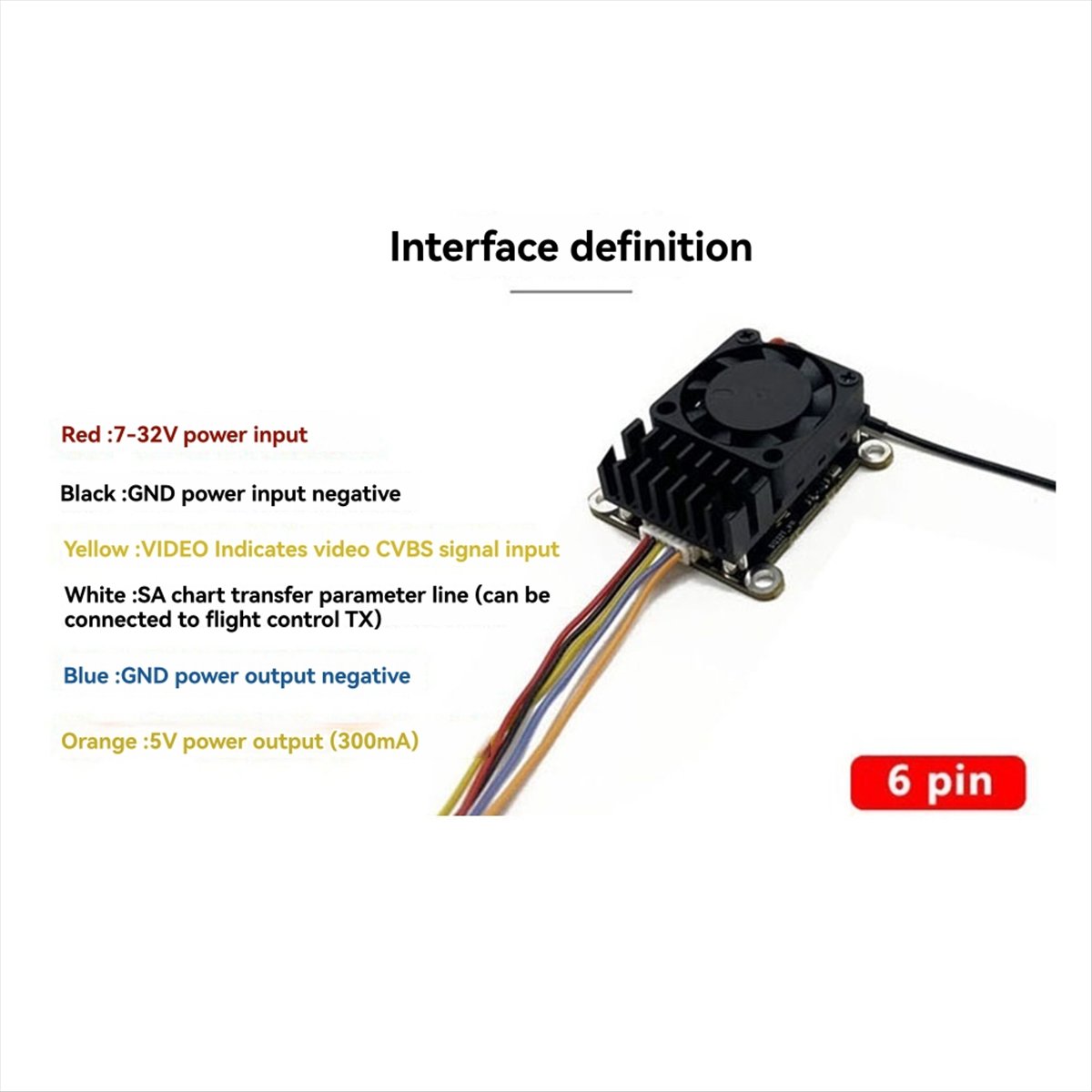 5.8G 2W VTX 2000mW FPV Video T - مراجعة Drone Rc وسعره