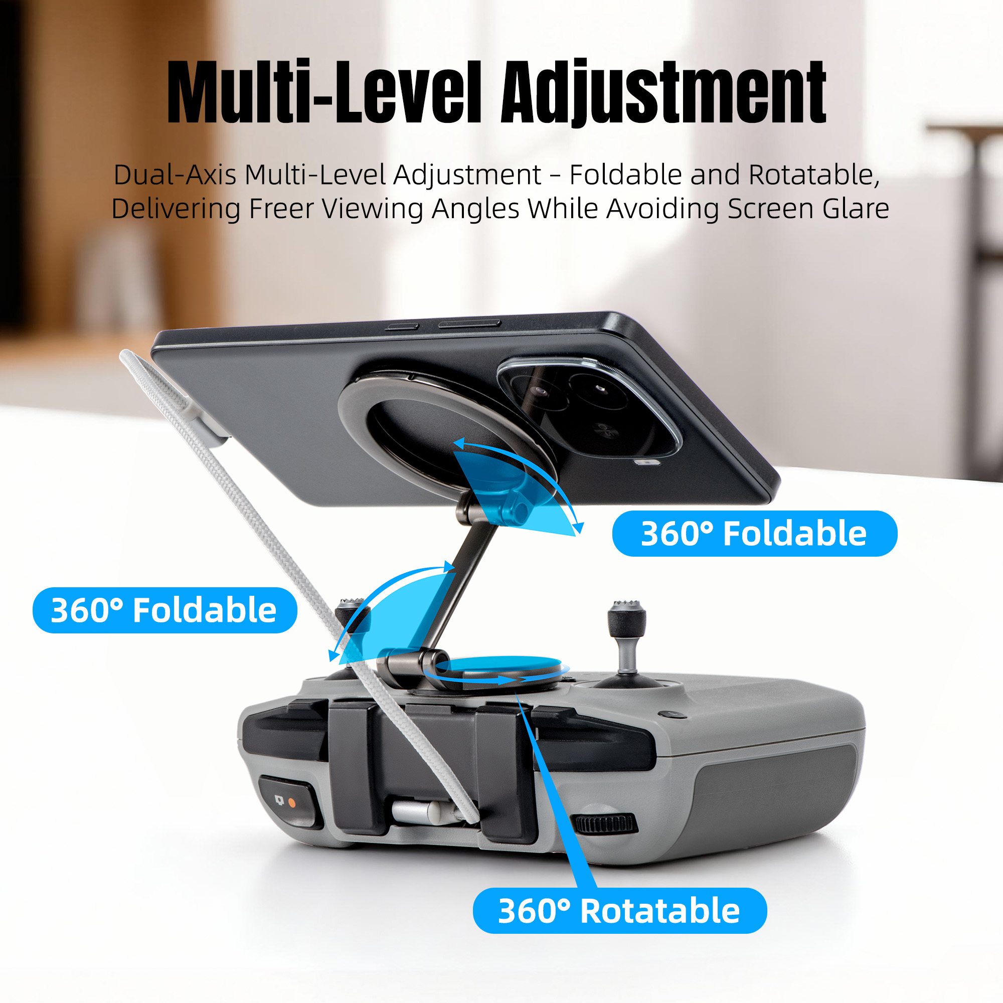Adjustable Magnetic Phone Stan - مراجعة Drone Dji Rc N3 وسعره