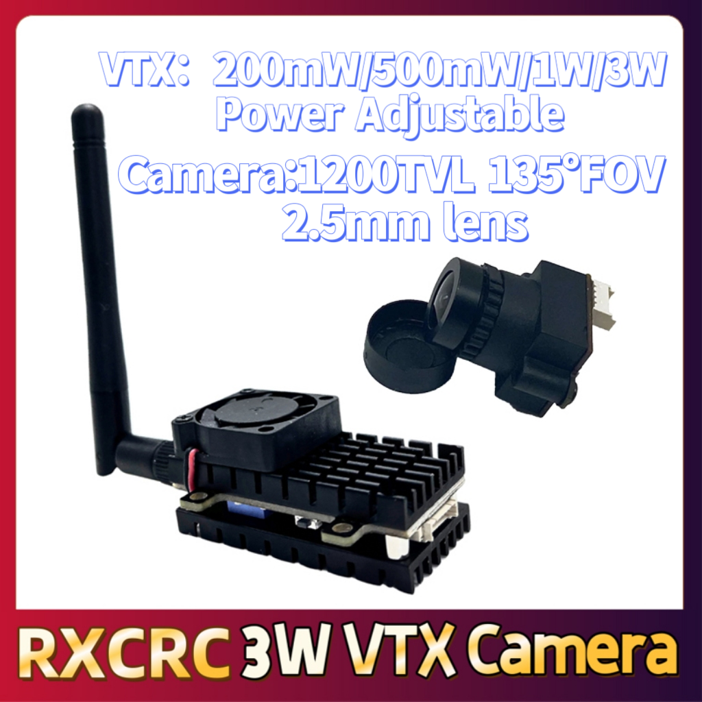 RXCRC 5.8G 3W Video VTX transm - مراجعة Drone Rc With Screen وسعره