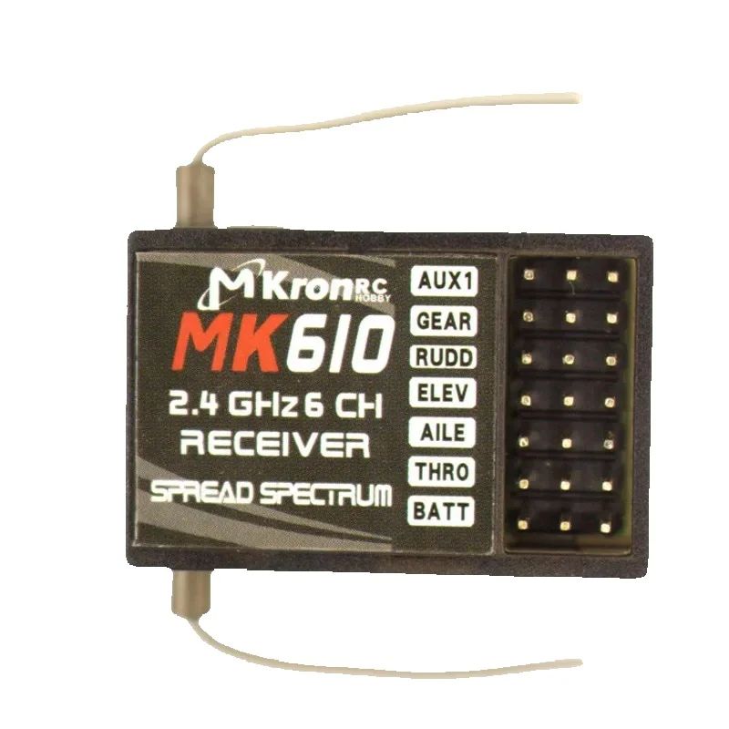 DSM2 MK610 AR6100 2.4G 6CH RC  - مراجعة Receiver Rc Drone وسعره