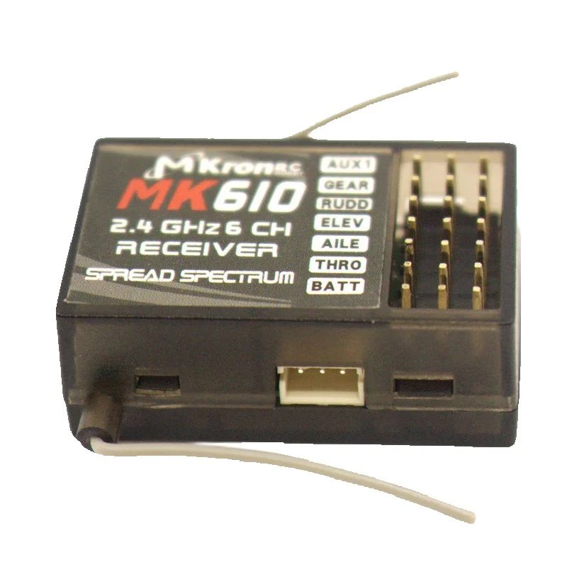 DSM2 MK610 AR6100 2.4G 6CH RC  - مراجعة Receiver Rc Drone وسعره