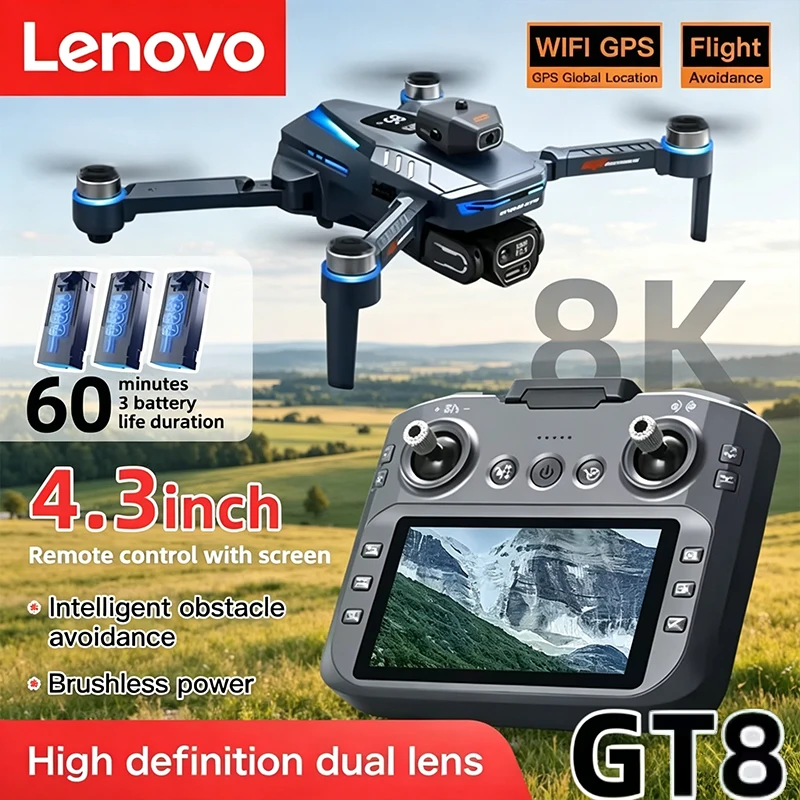 Lenovo GT8 Drone 8K Profession - مراجعة Drone Gt8 Rc وسعره
