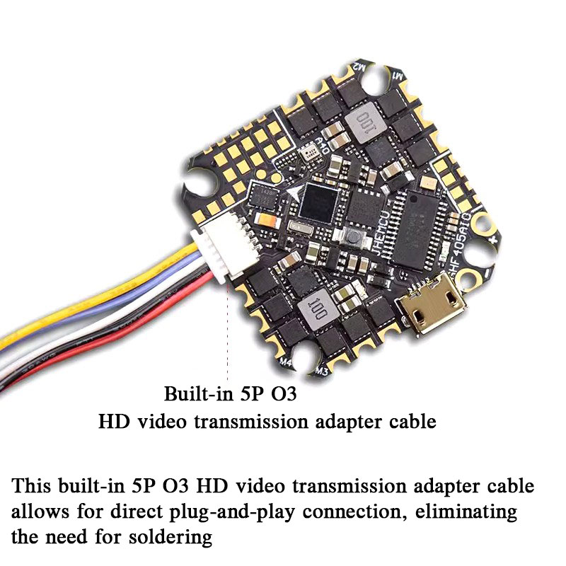 JHEMCU GHF405AIO-HD 40A AIO Fl - مراجعة Drone Rc Racing وسعره