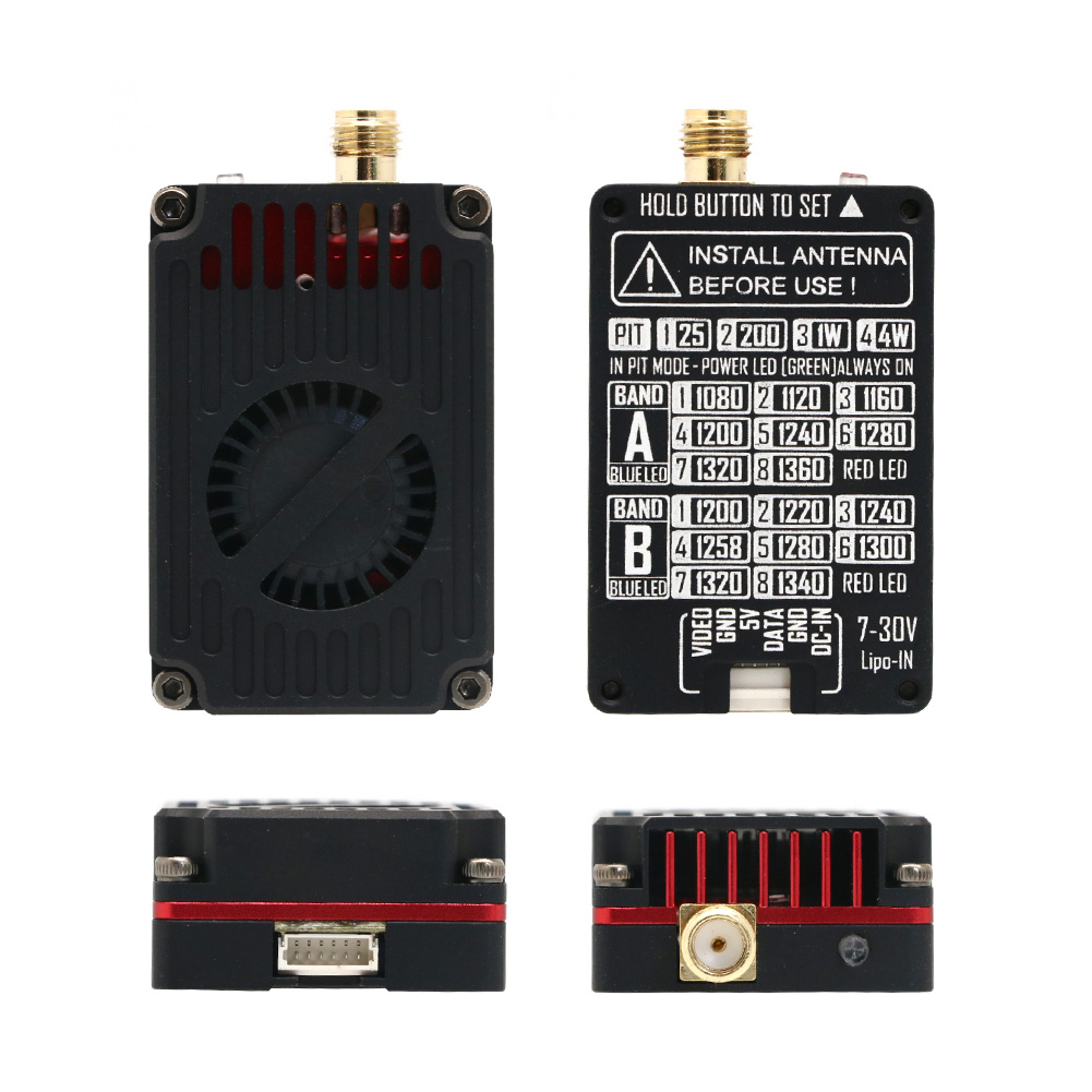 1.2G/1.3G 4W V2 VTX Video Tran - مراجعة - Remote Control (Rc) Drone وسعره