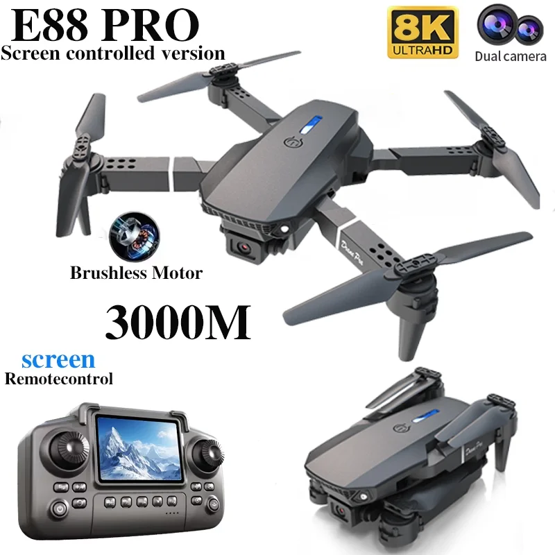 Professional E88 PRO Drone wit - مراجعة Rc Drone E88 وسعره