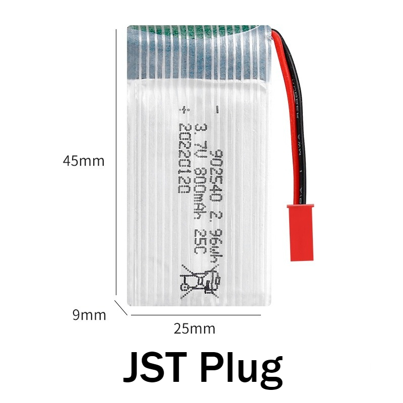 902540 3.7V 800mAh Rechargeabl - مراجعة Drone Mjx Rc وسعره