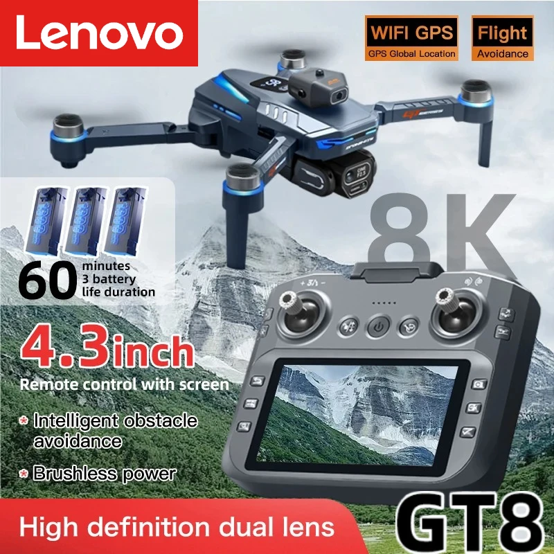 Lenovo GT8 Drone 8K Profession - مراجعة Drone Gt8 Rc وسعره