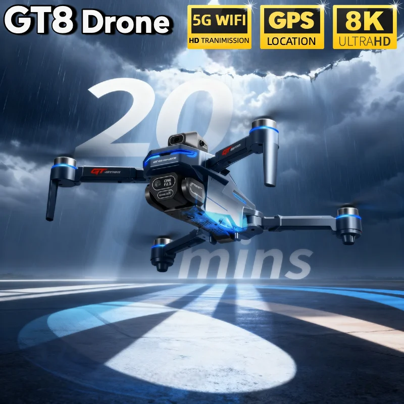 HOT For LSRC GT8 Drone 4K Prof - مراجعة Drone Gt8 Rc وسعره