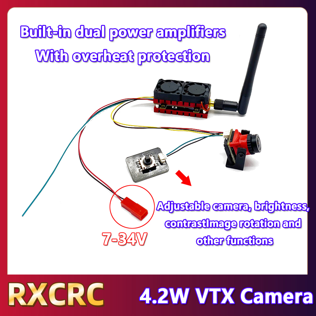 RXCRC 5.8G 48CH 4.2W High Powe - مراجعة Drone With Rc Controller وسعره