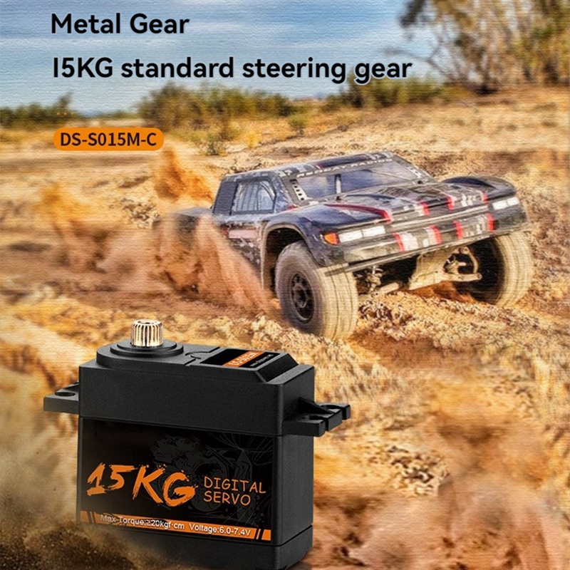 Mini Servo 15KG Metal Gear Min - مراجعة Drone Rc وسعره