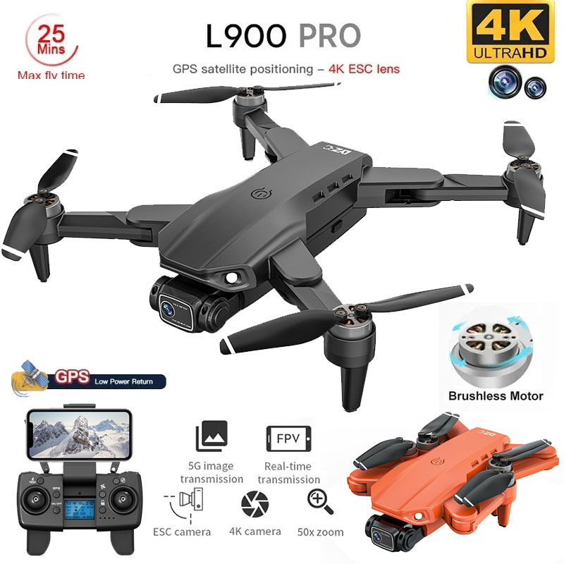 L900 Pro GPS Drone 4K Professi - مراجعة Drone Rc With Screen وسعره