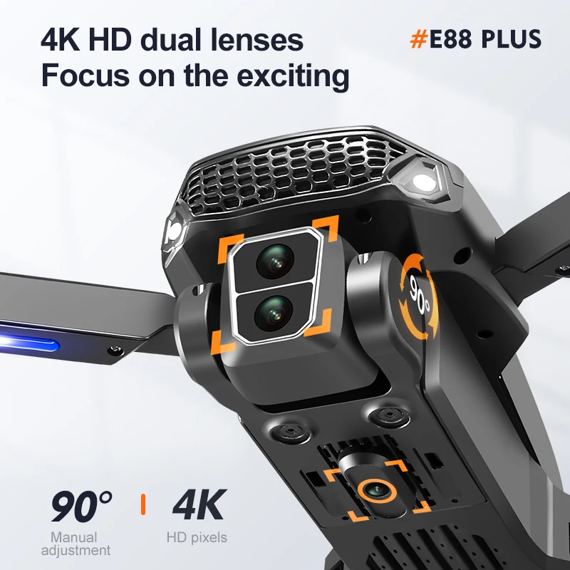 New E88 Plus Quadcopter Drone: - مراجعة Rc Drone E88 وسعره