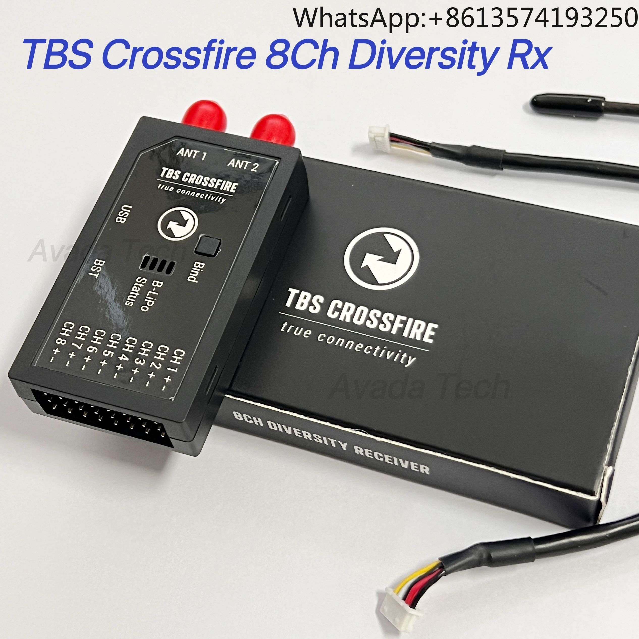 TBS CROSSFIRE 8CH DIVERSITY RX - مراجعة Crossfire Receiver Rx وسعره