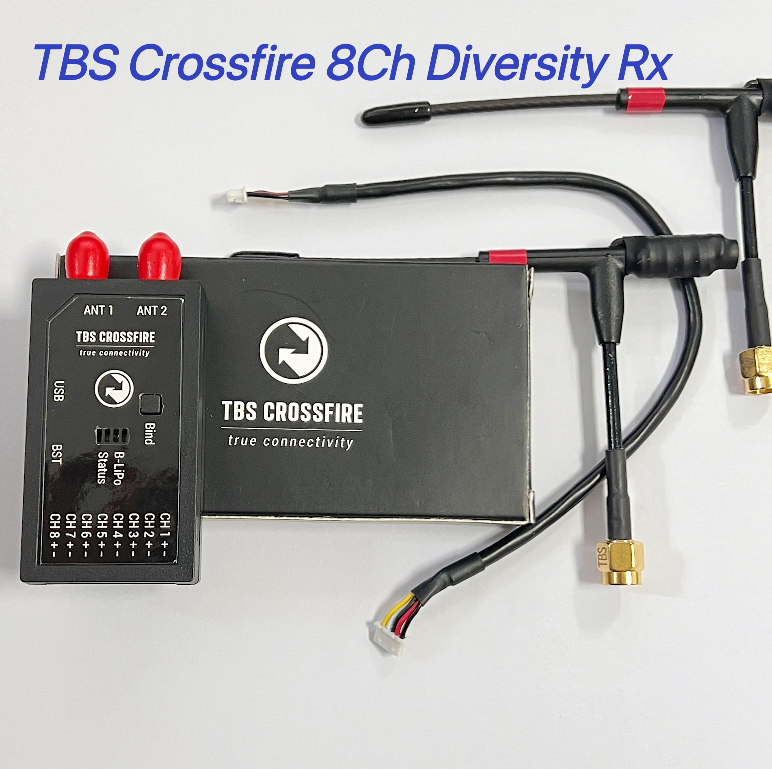 TBS CROSSFIRE 8CH DIVERSITY RX - مراجعة Crossfire Receiver Rx وسعره