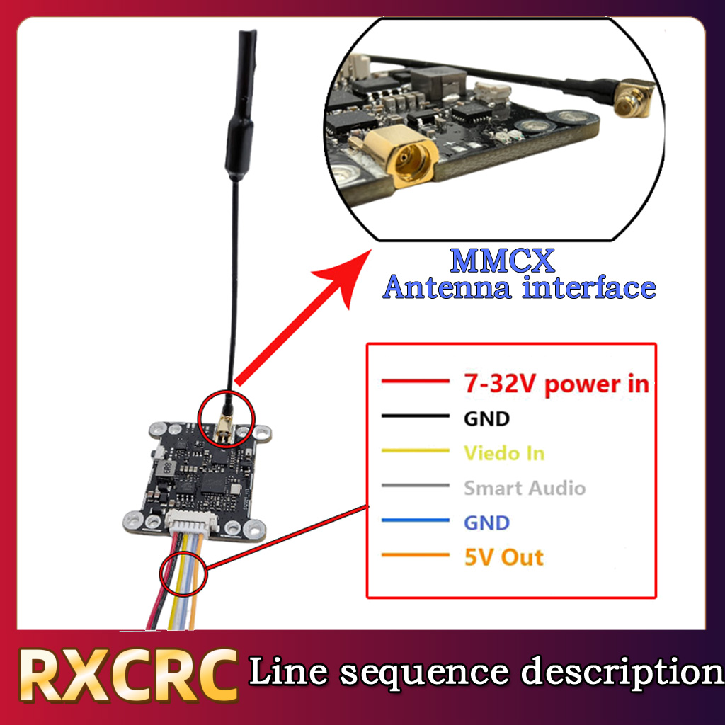 RXCRC 5.8G Module 48CH 1.6W VT - مراجعة Drone With Rc Controller وسعره