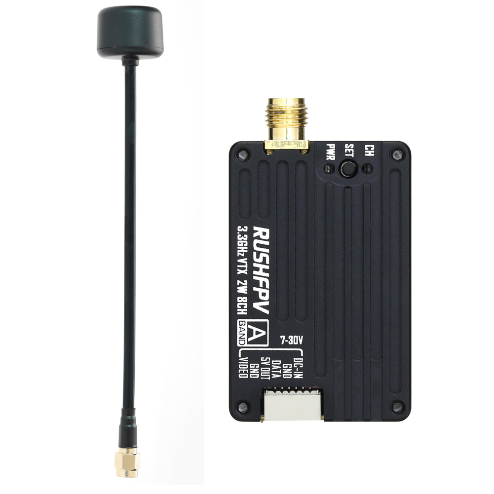 RUSHFPV 3.3G 2W VTX Transmitte - مراجعة Drone With Rc Controller وسعره