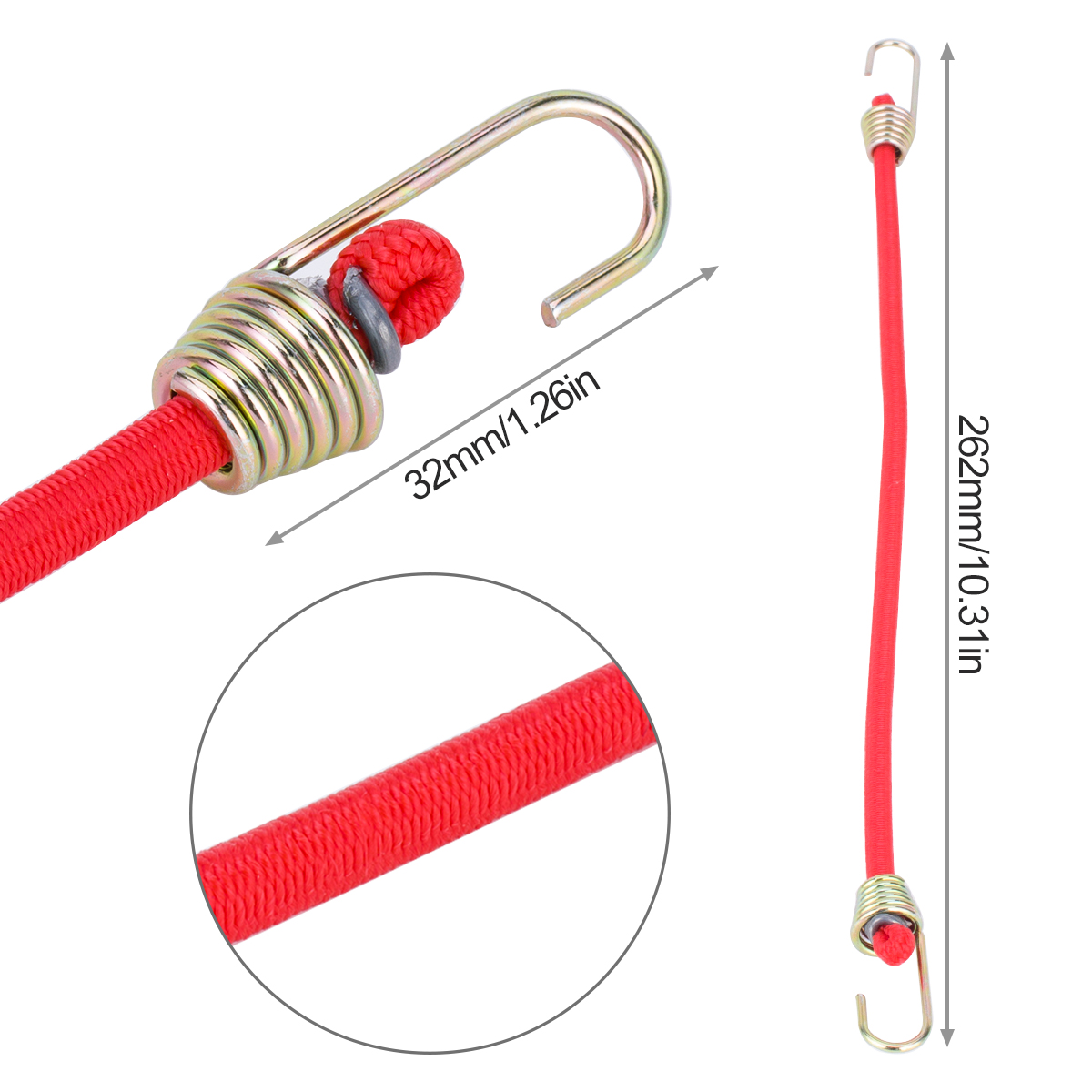 5/10pcs Elastic Bungee Cord Ro - مراجعة Drone Rc Belt وسعره