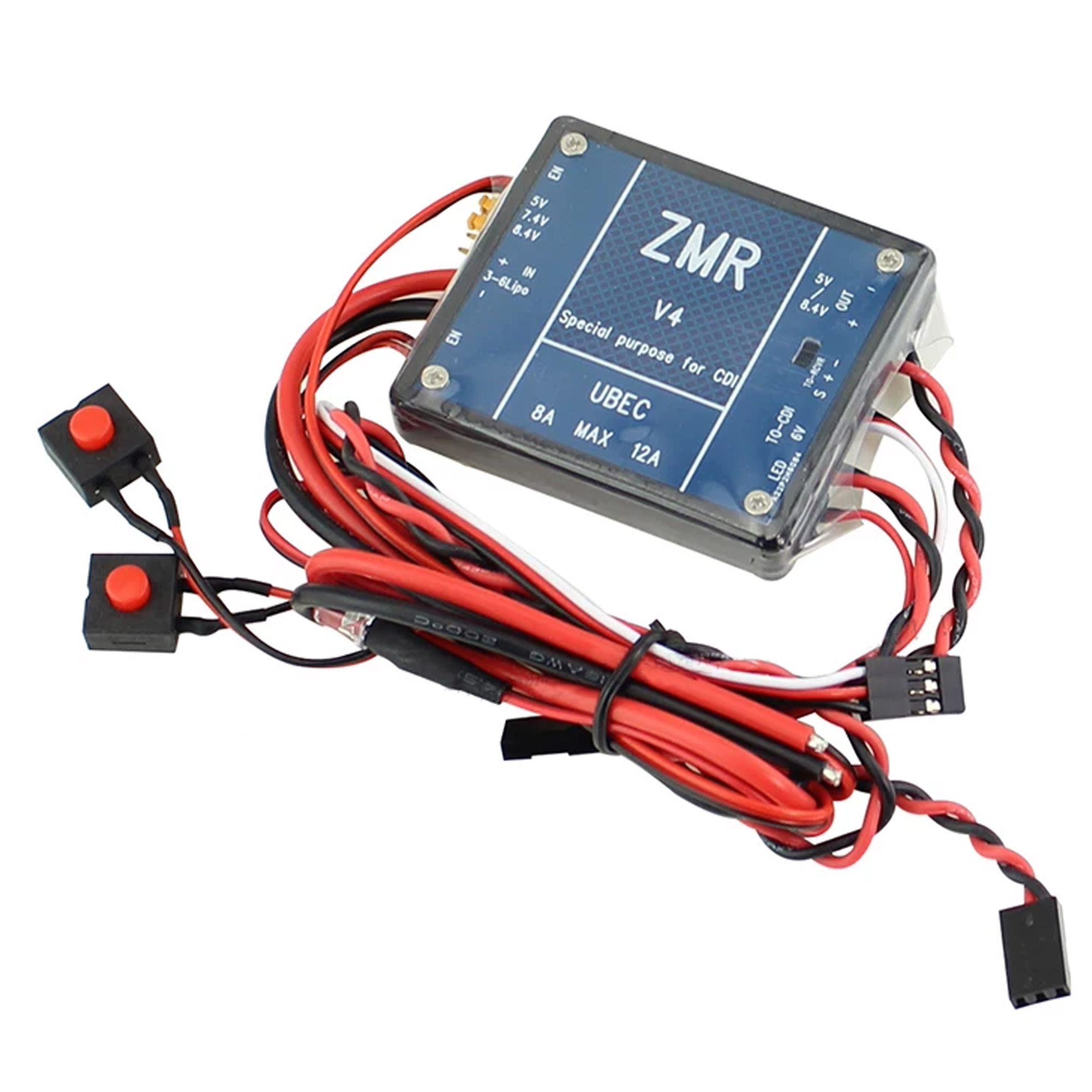 UBEC V2 V3 V4 ZMR 8A Dual BEC  - مراجعة Drone Rc Parts وسعره