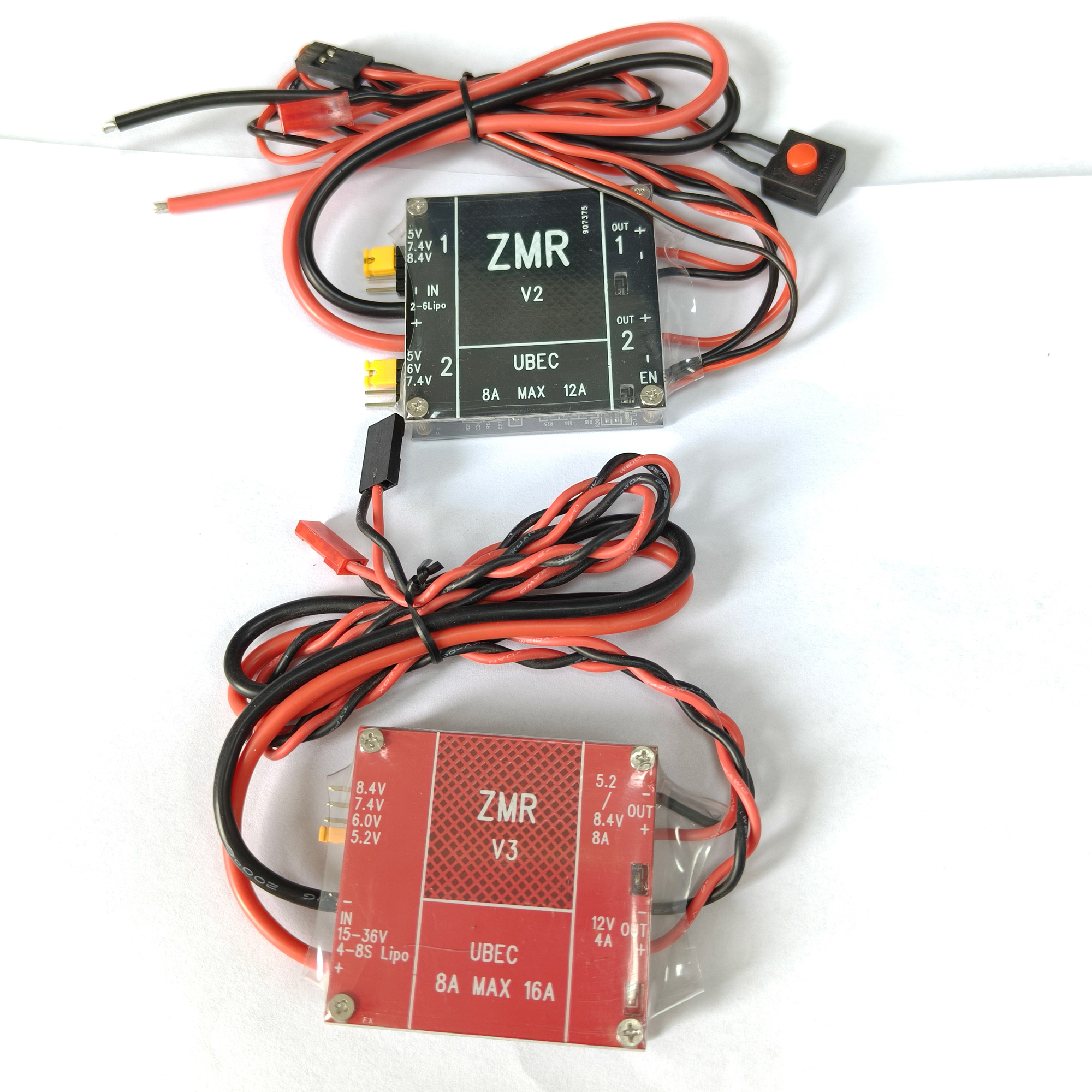 UBEC V2 V3 V4 ZMR 8A Dual BEC  - مراجعة Drone Rc Parts وسعره