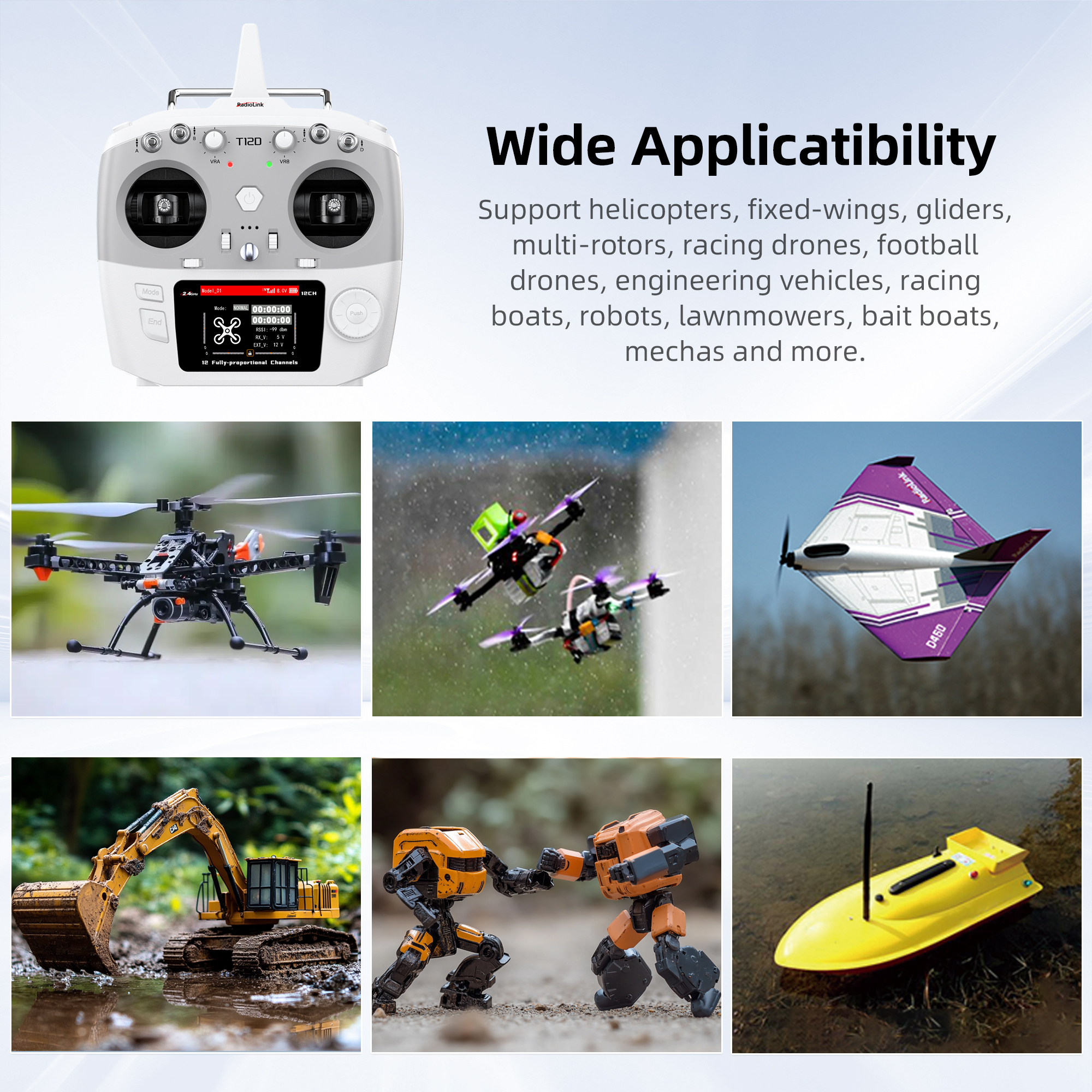 Radiolink T12D ELRS 12 Channel - مراجعة Drone And Car وسعره