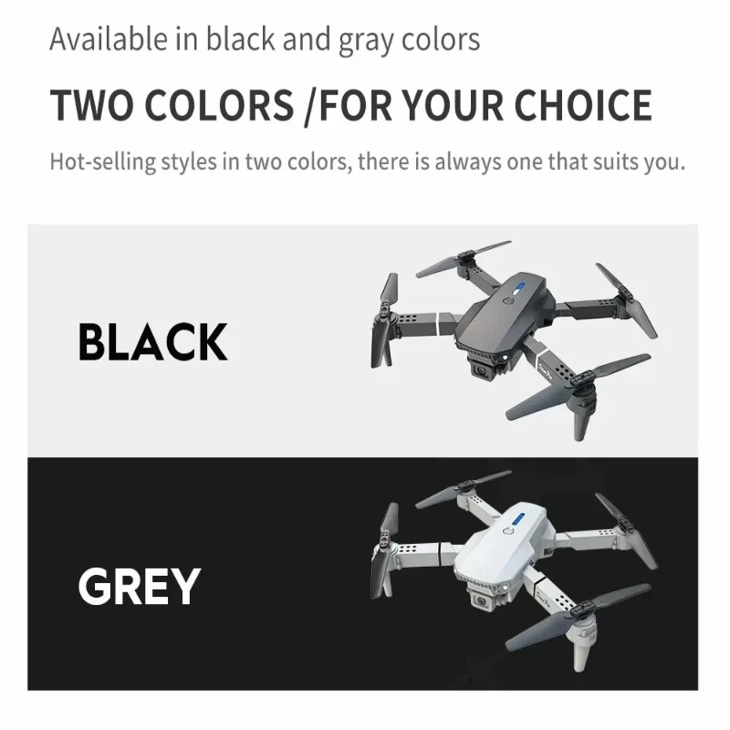 E88 Mini Drone 4K HD Camera Wi - مراجعة Drone E88 Rc Quadcopter وسعره