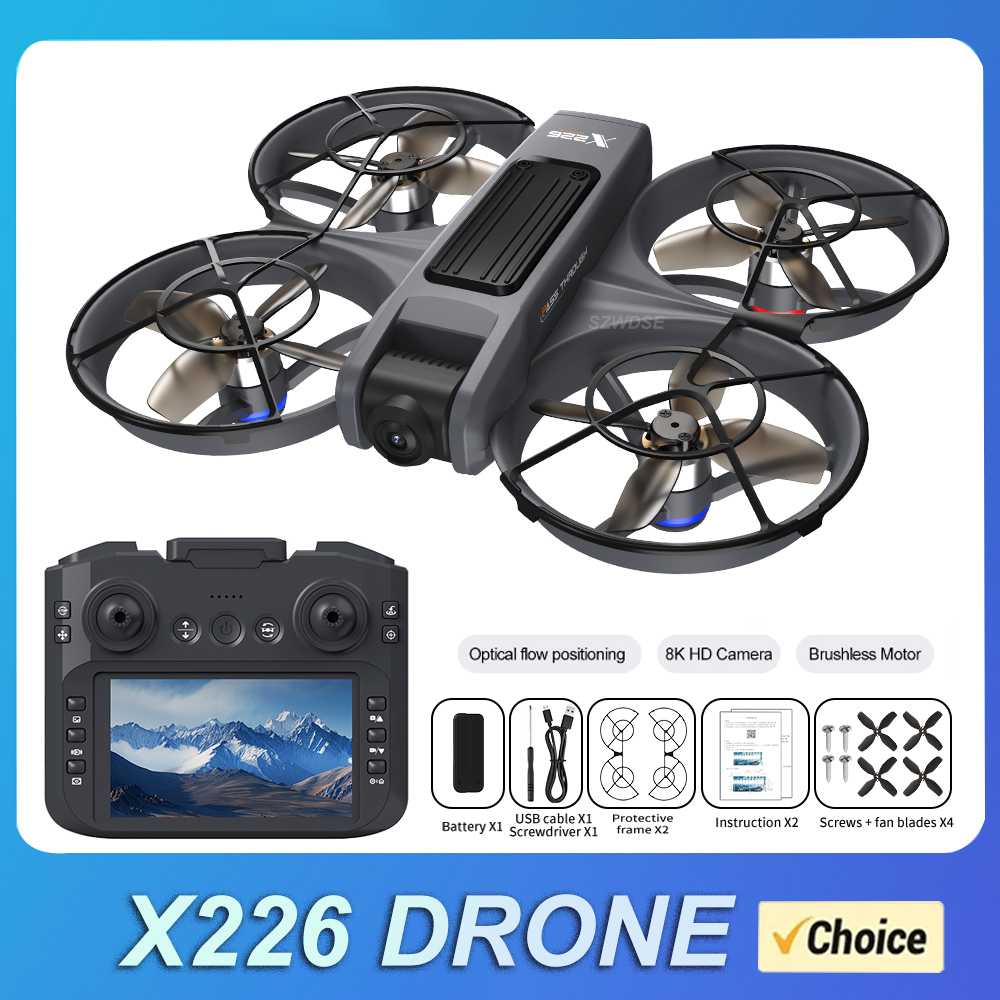 NEW X226 RC Drone 2.4G 5G WIFI - مراجعة Drone Rc With Screen وسعره