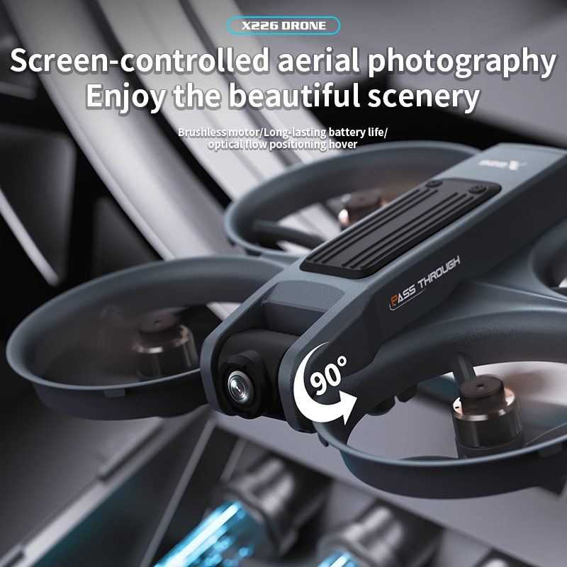 NEW X226 RC Drone 2.4G 5G WIFI - مراجعة Drone Rc With Screen وسعره