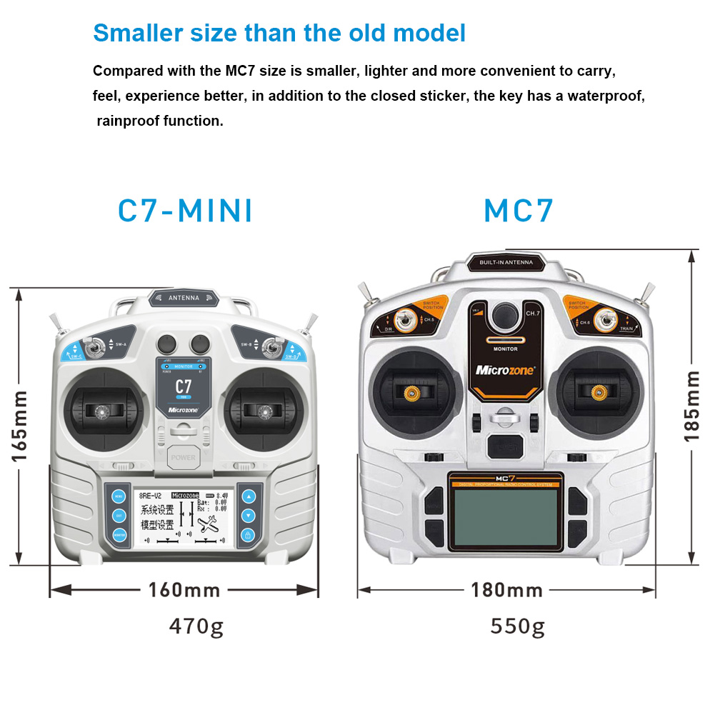 MicroZone MC7 Controller C7 MI - مراجعة Drone Rc Aircraft وسعره