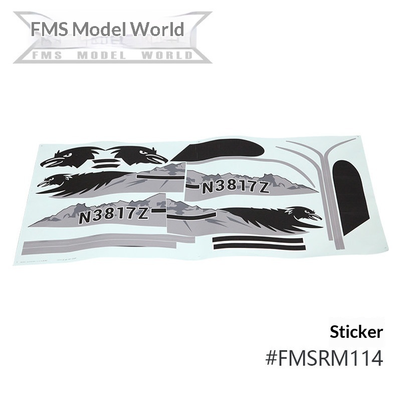 FMS RC Plane Decals For 1700mm - مراجعة Drone Rc Aircraft وسعره