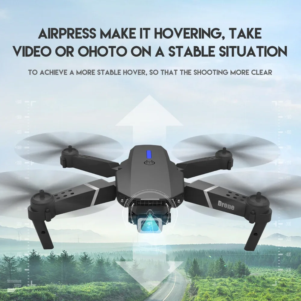Professional Drone E88 4K Wide - مراجعة Rc Drone E88 وسعره