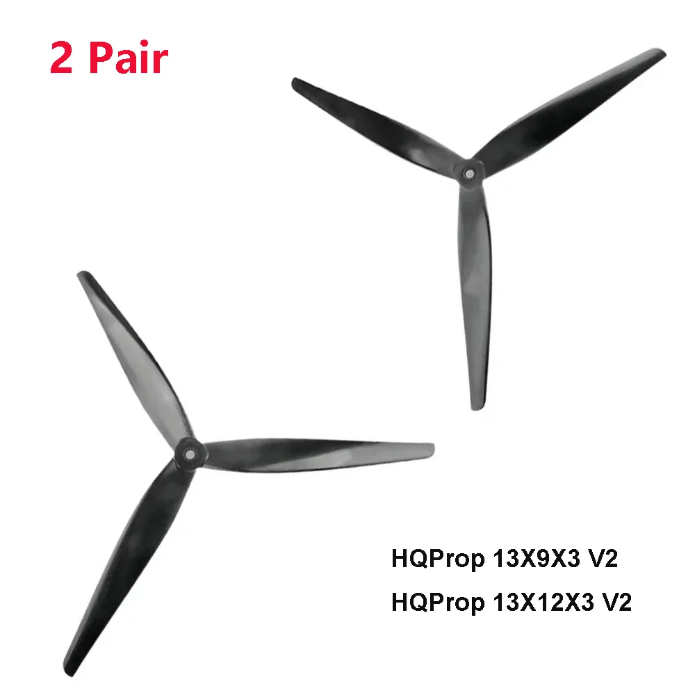 2pair HQProp 13X12X3 1312 V2 1 - مراجعة Heavy Lift Drone Frame وسعره