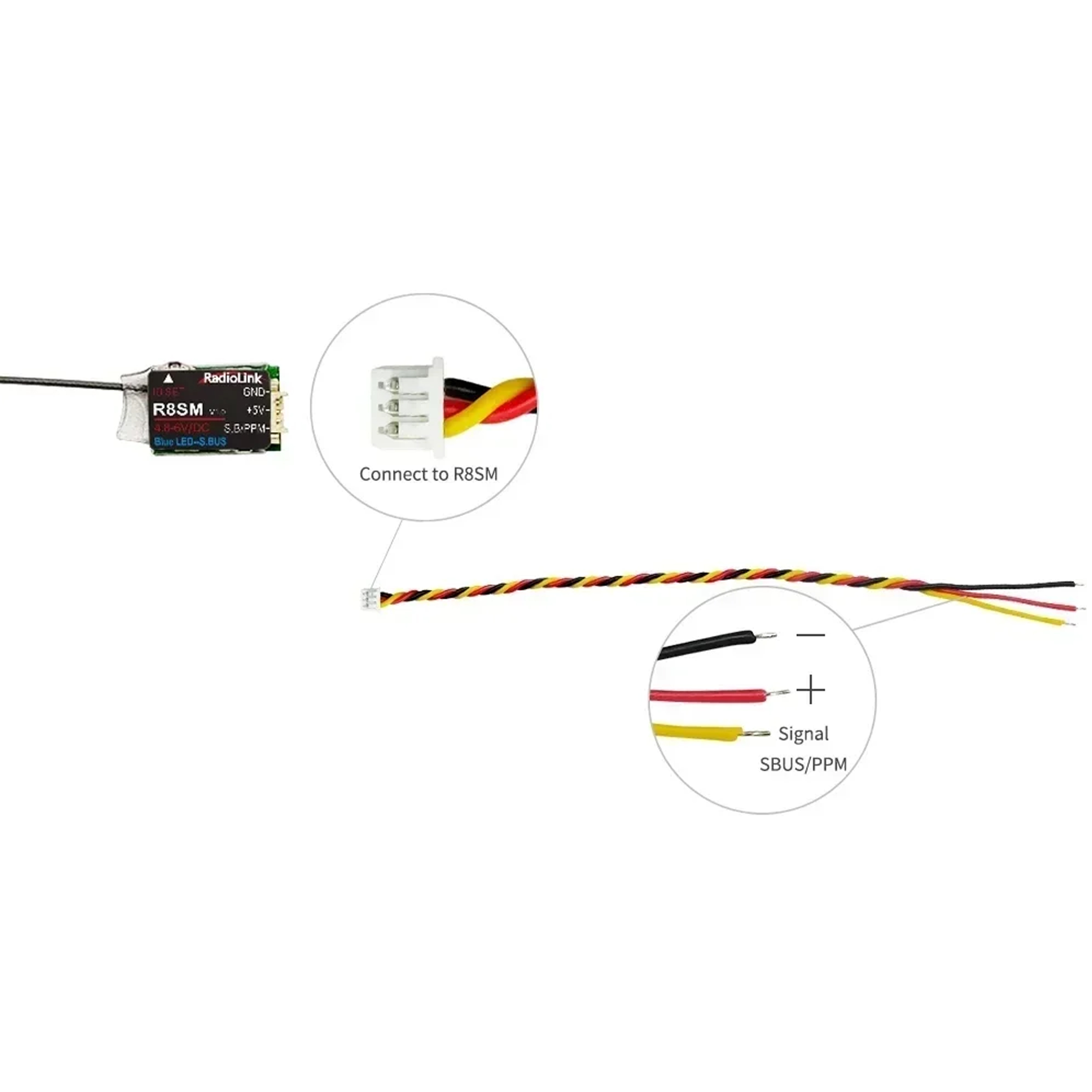 Radiolink R8SM 8 Channels 2.4G - مراجعة Drone Rc Racing وسعره