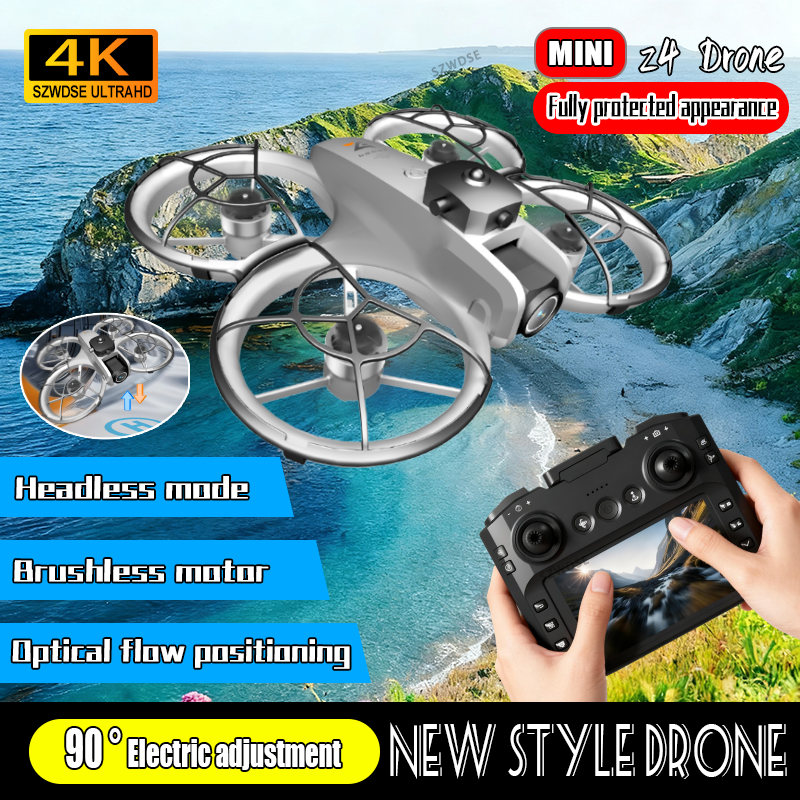 New Z4 Mini Drone 4K HD Camera - مراجعة Rc Drone E88 وسعره