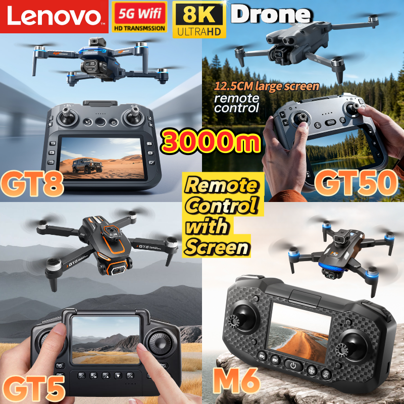 Lenovo Drone 8K Camera GT8 GT5 - مراجعة Drone Gt8 Rc وسعره