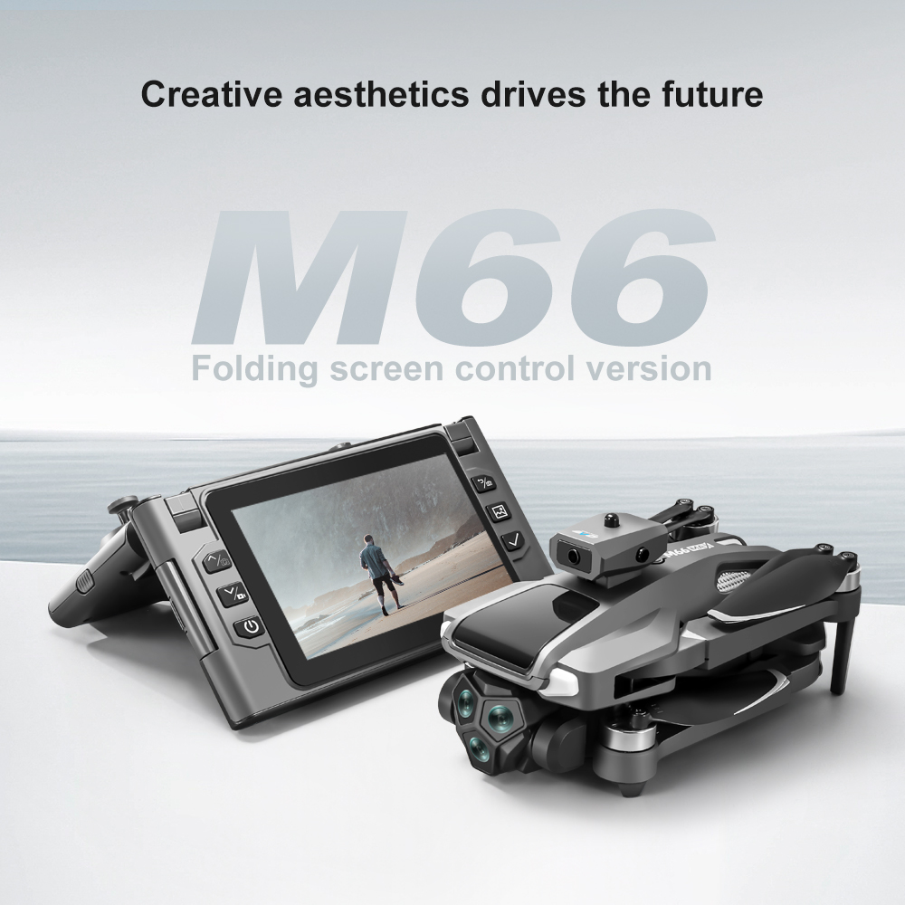 Foldable M66 RC Drone with 4.5 - مراجعة Drone Rc With Screen وسعره