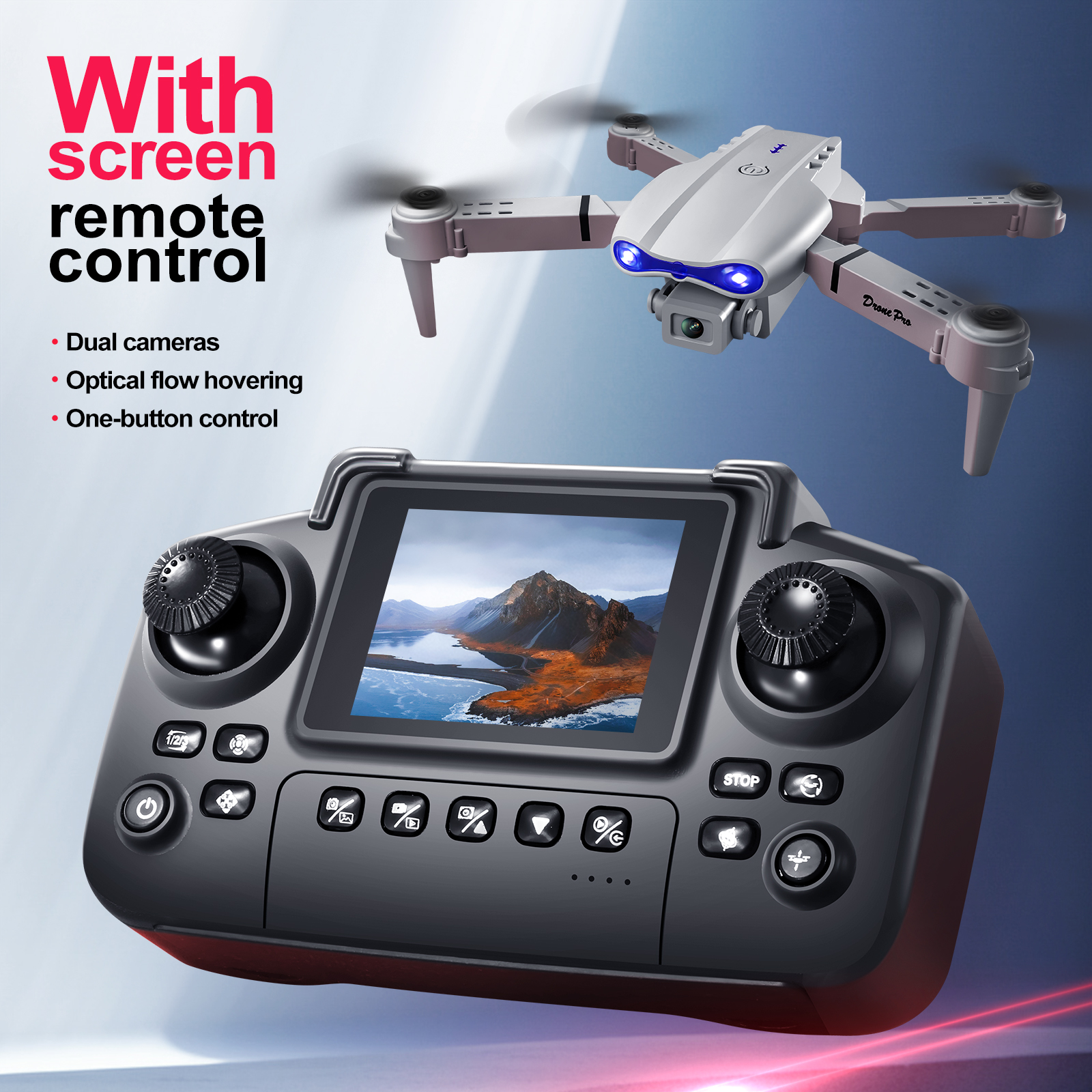 2025 New E88 E99 Upgraded Dron - مراجعة Rc Drone E88 وسعره