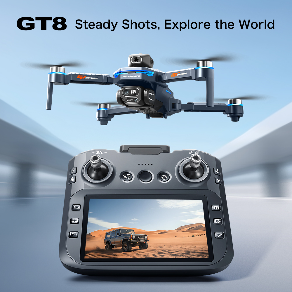 Toys Quadcopter Drones RC Fold - مراجعة Drone Gt8 Rc وسعره