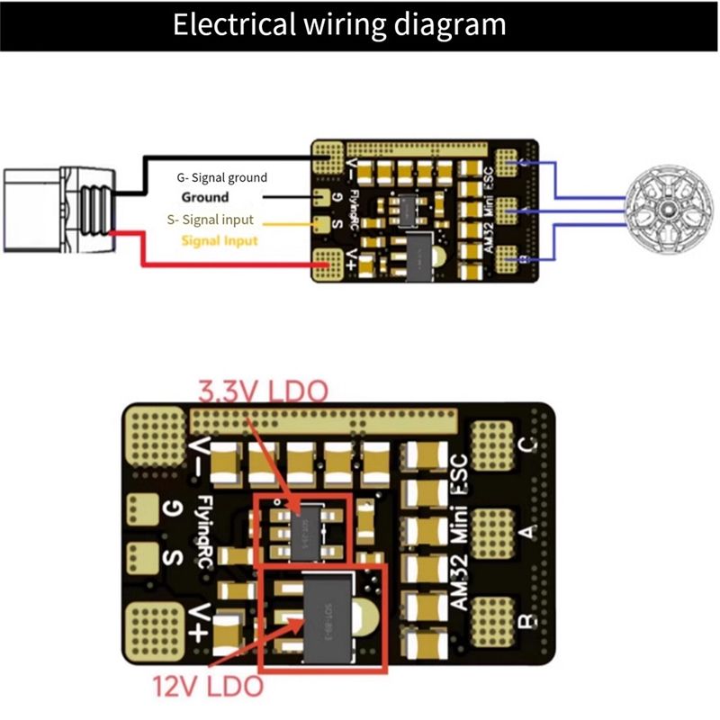 Best-AM32 ESC 40A 32-Bit Elect - مراجعة Drone And Car وسعره