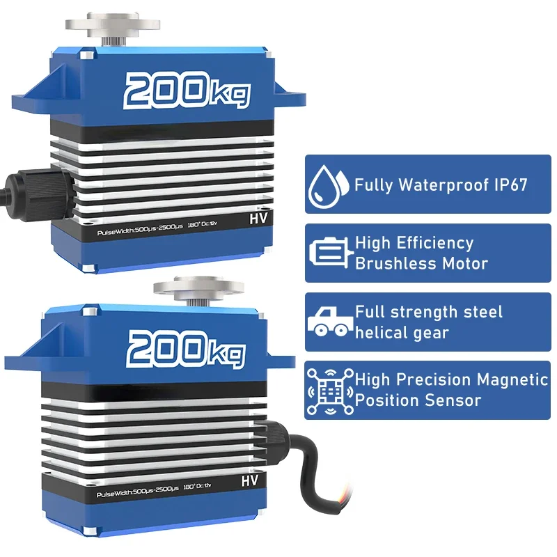 200KG Brushless Servo 12V-16.8 - مراجعة Drone And Car وسعره